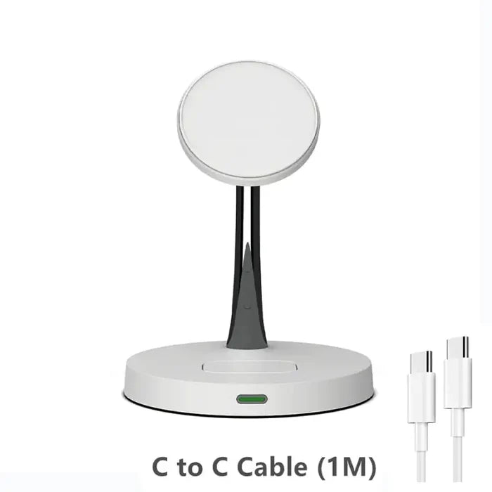 a white table top with a magni and a magni