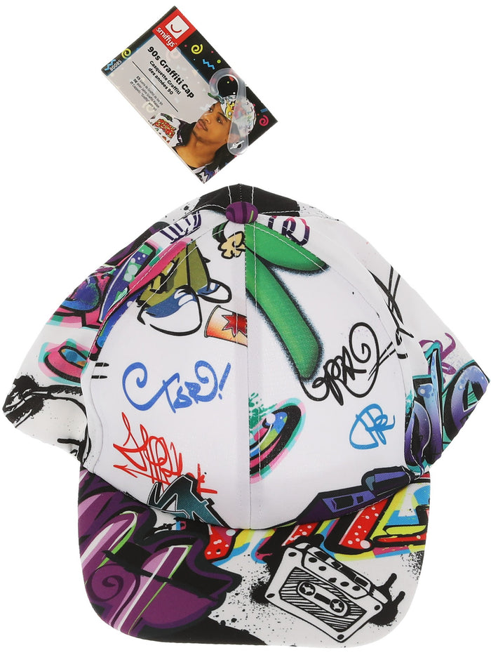 90s Graffiti Peaked Cap
