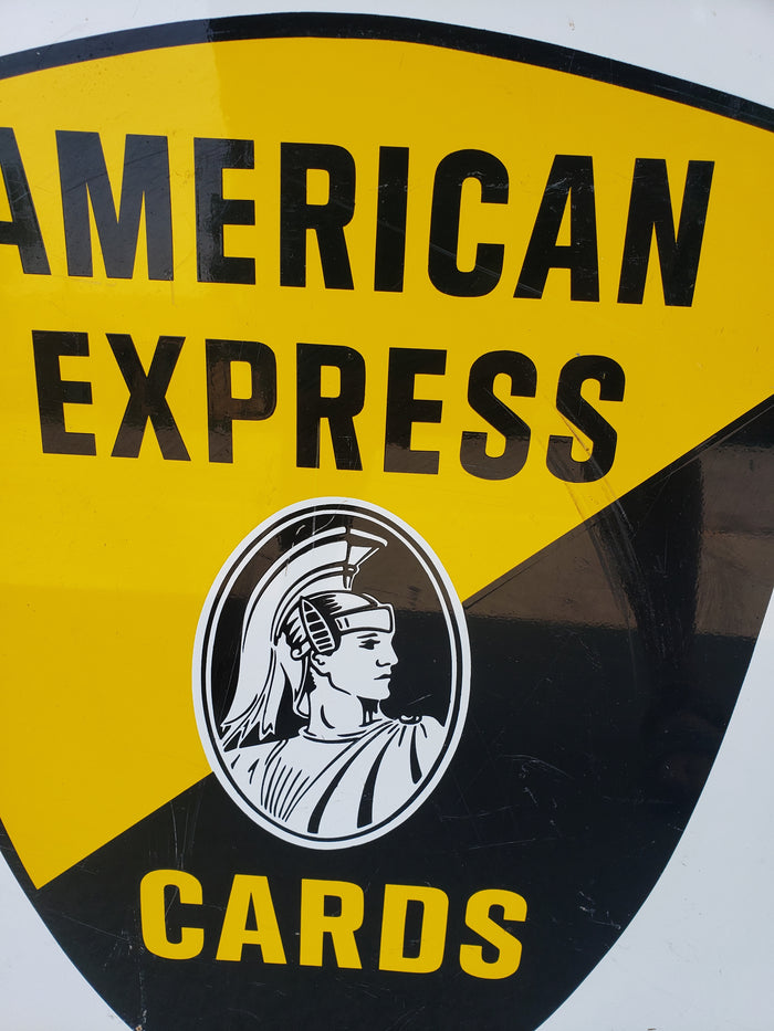 American Express double sided sign
