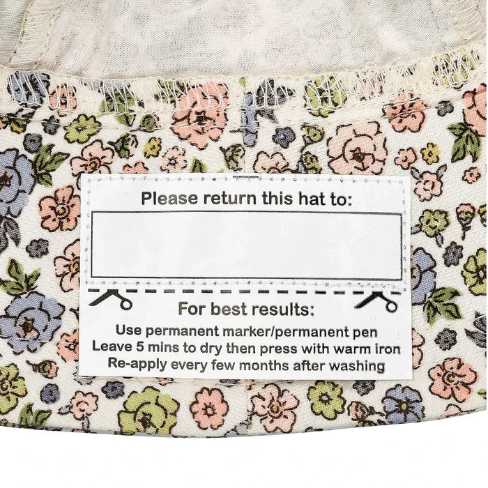 Bedhead Kids Ponytail Bucket Sun Hat - Floret