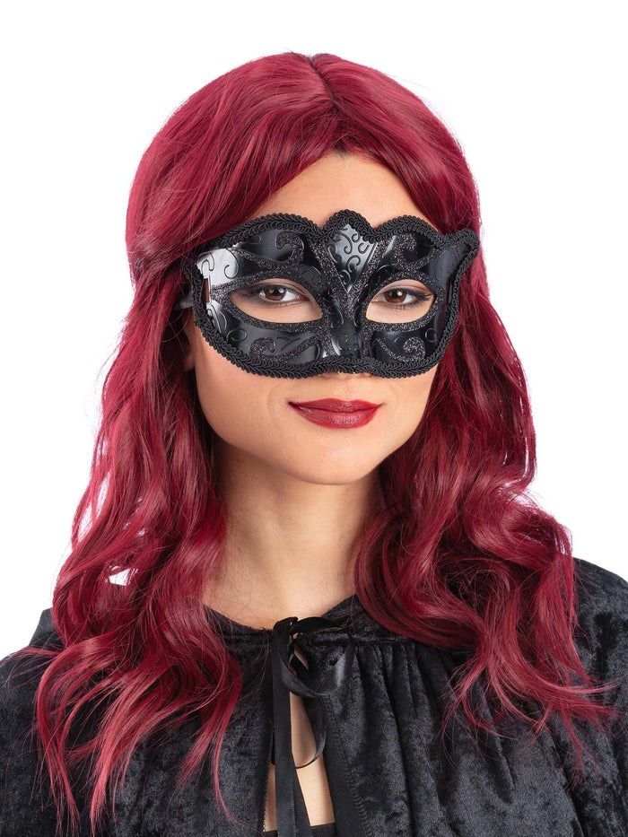Black Venetian Masquerade Eyemask
