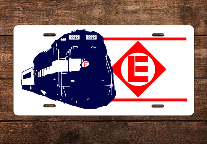 Erie Lackawanna U34CH - U-Boat - License Plate