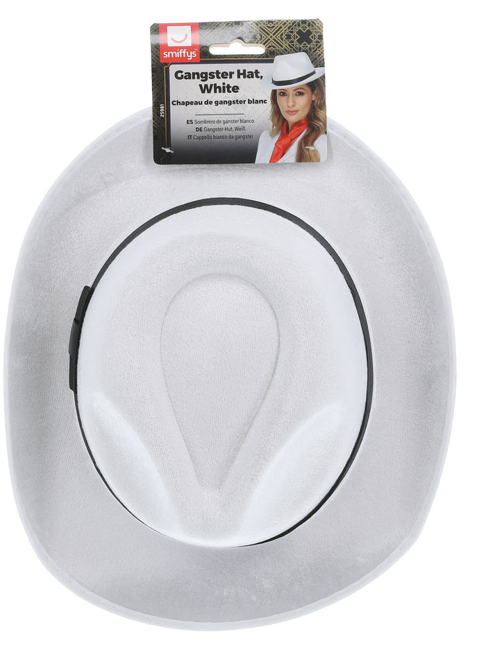 Gangster Hat White