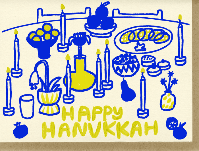 Happy Hanukkah Holiday Card