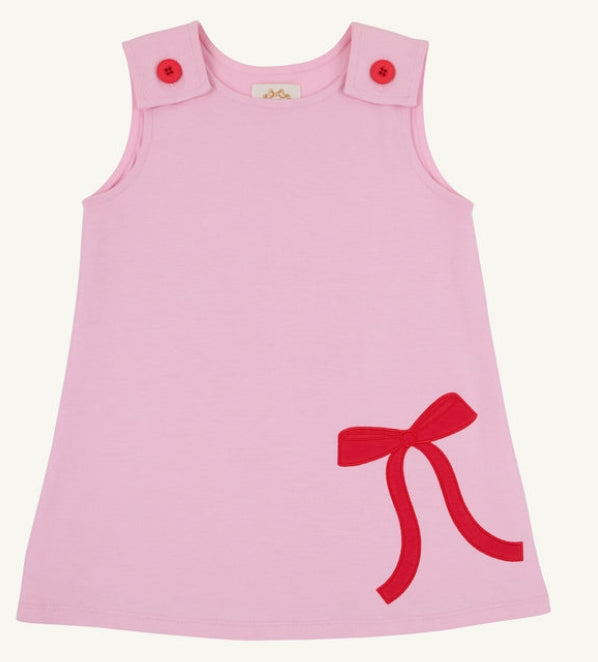 Juliet Jumper Pier Party Pink with Richmond Red Bow