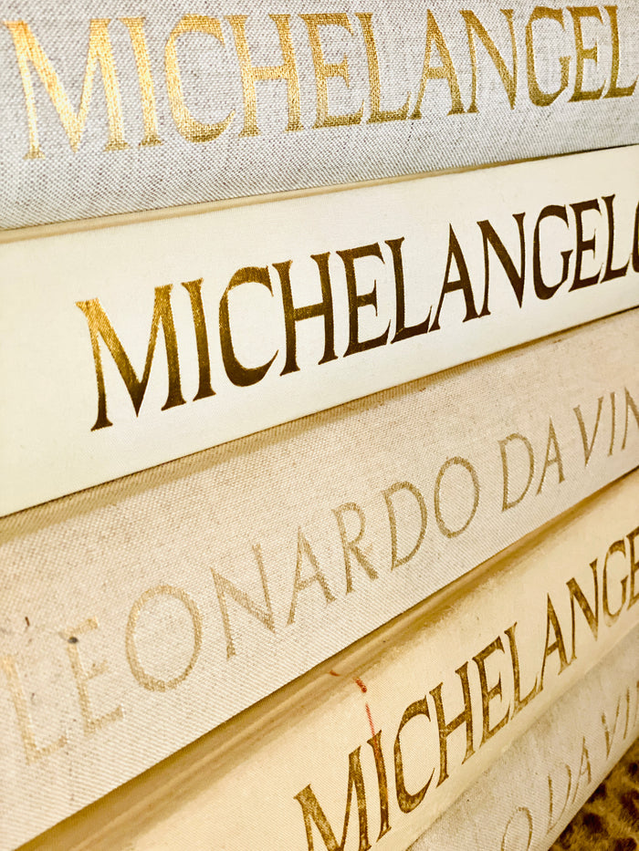 Large Linen Bound Art Books