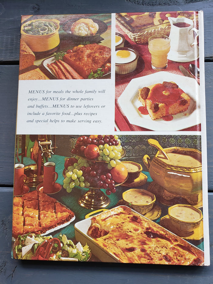 MENU Cook Book by Better Homes and Gardens (1972)