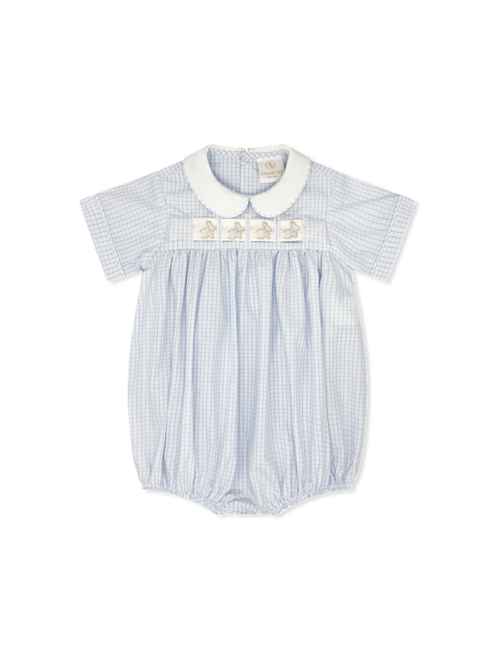 Noah Ribbon Bubble/Classic Blue Windowpane