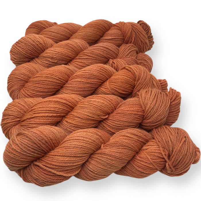 Plant Dyed Cormo DK - fresh from the garden, non-repeatable, ooak