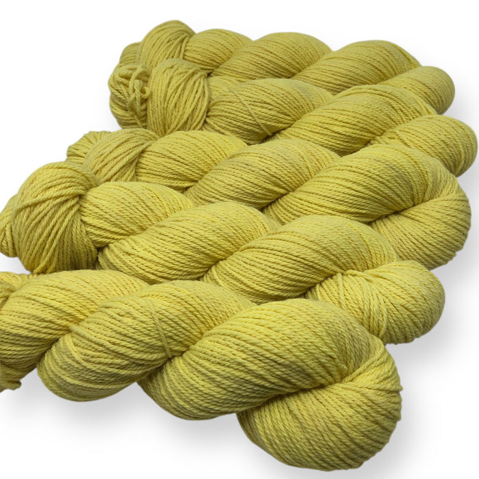 Plant Dyed Cormo DK - fresh from the garden, non-repeatable, ooak