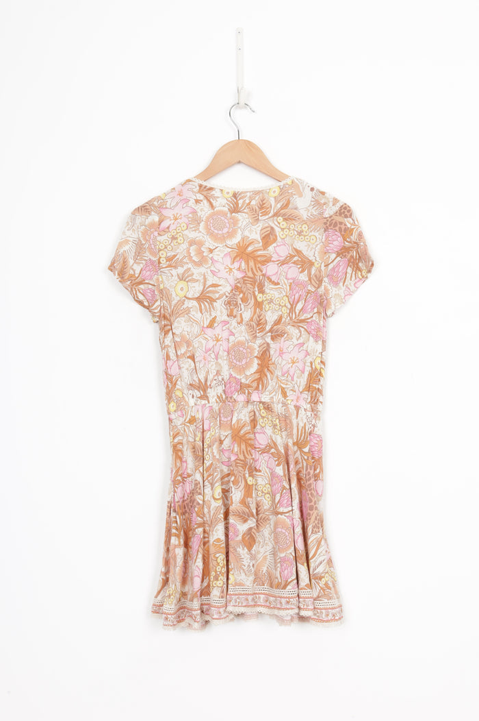 Spell & the Gypsy Womens Cream Dress Size S