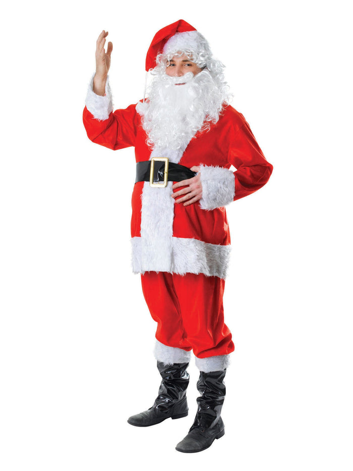 Adult 7 Piece Plush Santa Costume