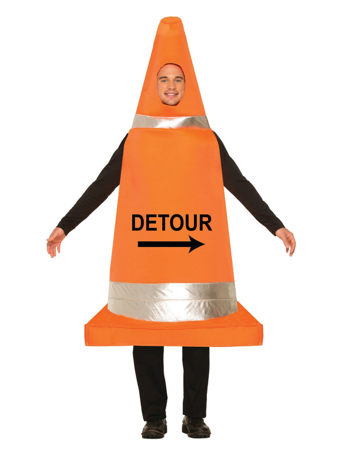 Adult Traffic Cone Costume