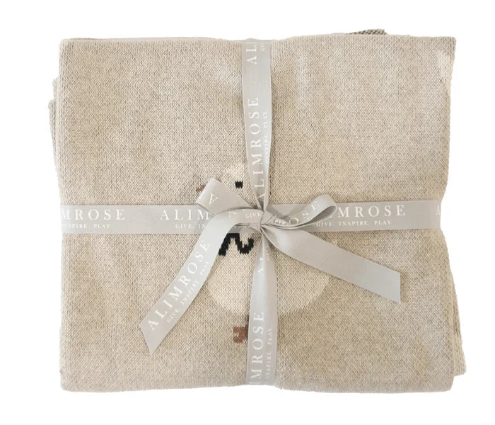 Alimrose Cotton Duck Baby Blanket - Natural