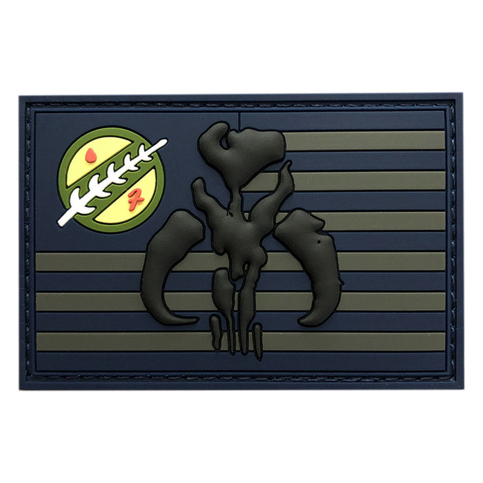 American Flag Mandalorian Bounty Hunter Boba Fett Patch