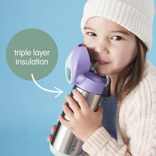 bbox Insulated Drink Bottle Sipper Lid 500ml - Blue Blaze