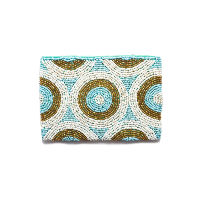 Beaded Coin Purse from Bali - Ivory