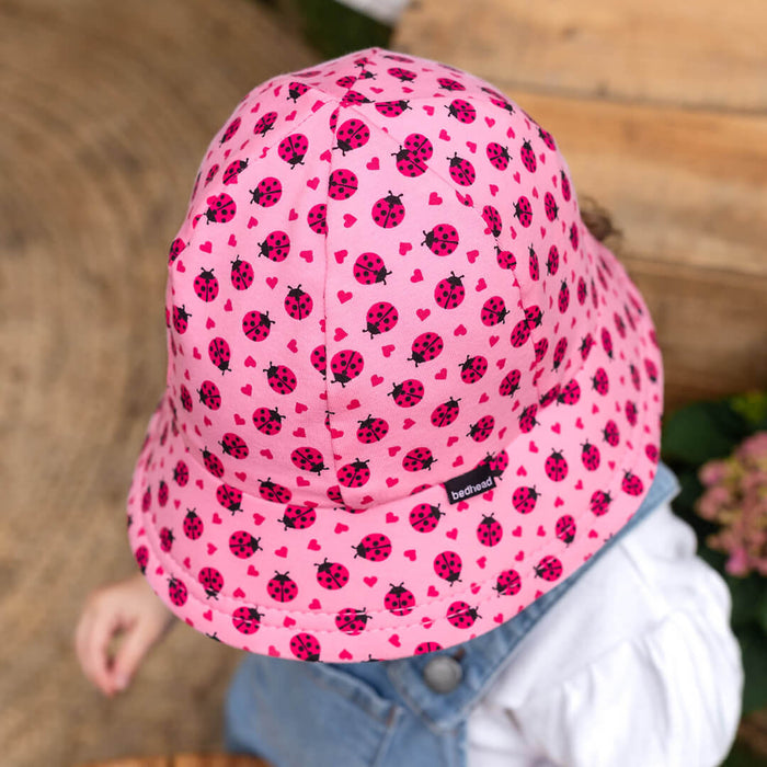 Bedhead Baby & Toddler Bucket Sun Hat - Ladybug