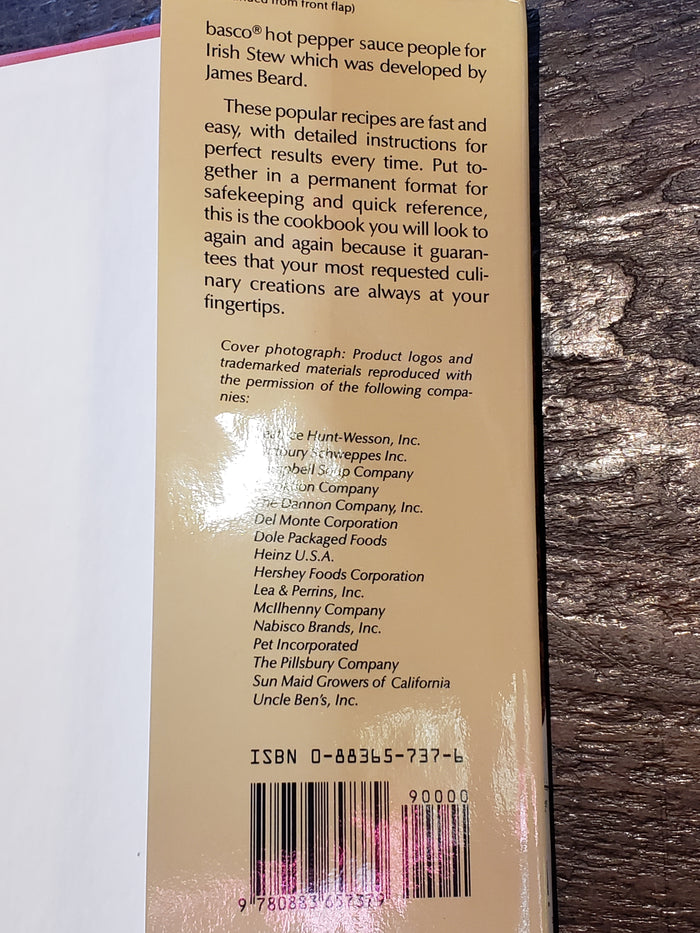 Best Recipes from the backs of Boxes, Bottles, Cans and jars, Cecil Dyer