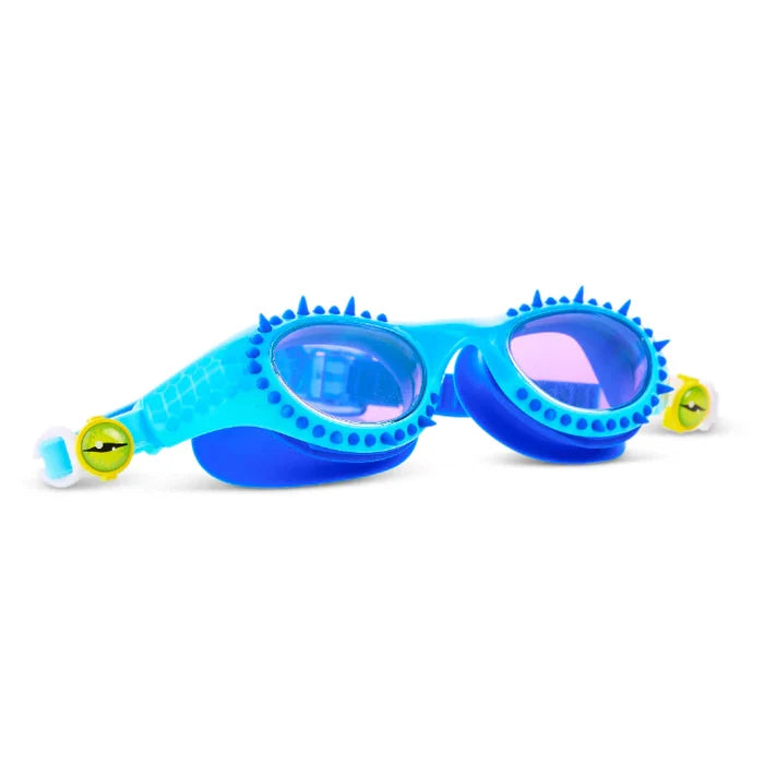 Bling2o Bigger Kids Swim Goggles |  Jurassic Raptor Reef Blue