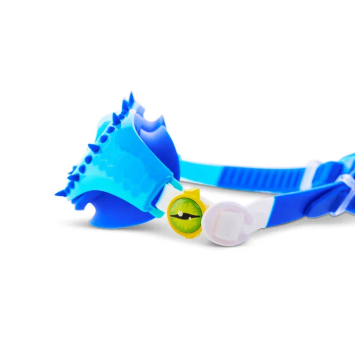 Bling2o Bigger Kids Swim Goggles |  Jurassic Raptor Reef Blue