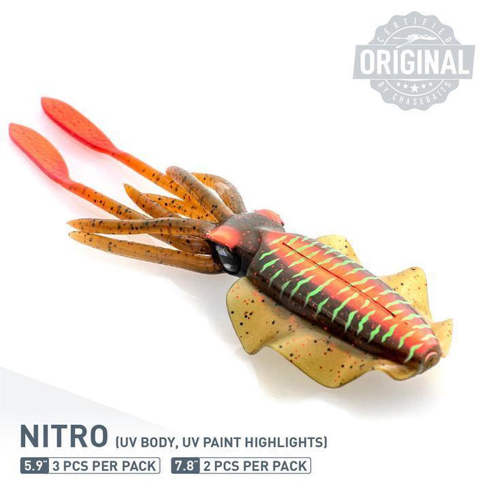 Chase Baits - The Ultimate Squid 200 (7.8in) - Fish & Tackle