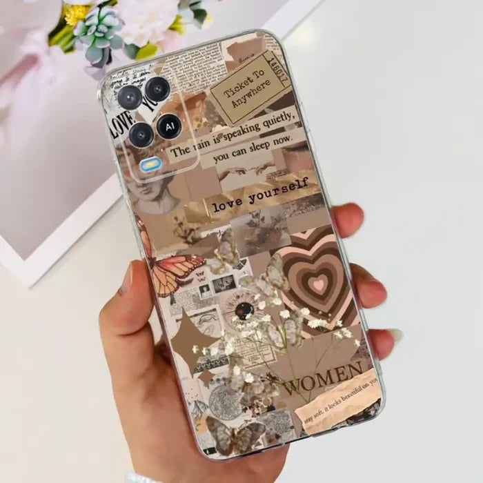 For OPPO A54 4G / Khaki
