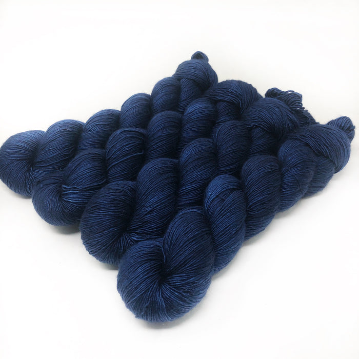 Dark Night - wholesale- 70/30 merino silk single ply