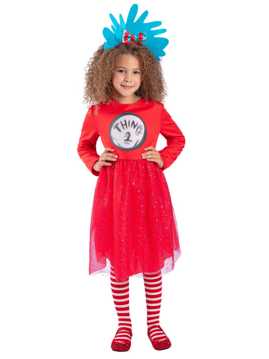Dr Seuss Cat in the Hat, Thing 1 & 2 Dress Costume