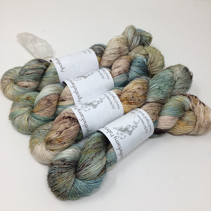 Frost Flowers - 70/30 merino silk single ply - wholesale