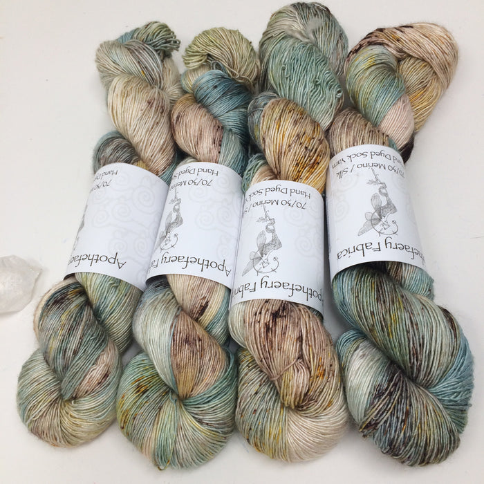 Frost Flowers - 70/30 merino silk single ply - wholesale