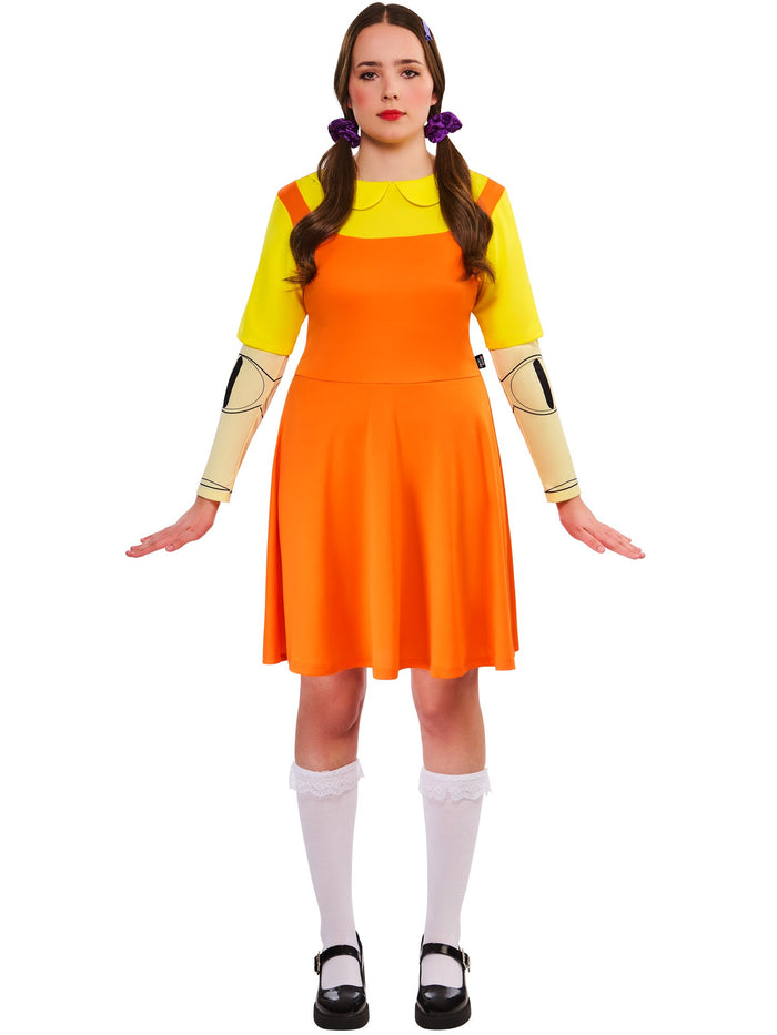 Girl Doll Adult Costume from Squid Game