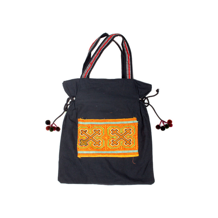 Hmong Beaded Collar Hmong Cinched Totes