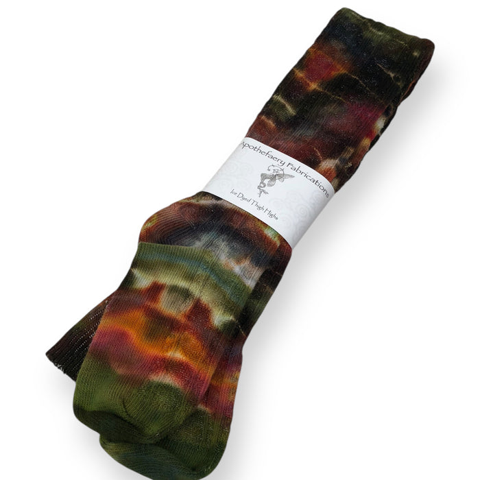 Ice dyed Thigh High socks