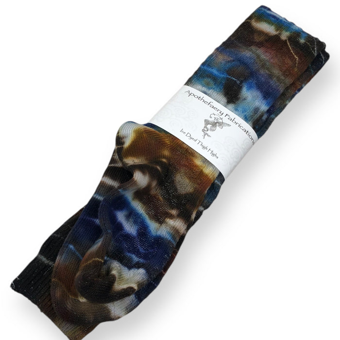 Ice dyed Thigh High socks