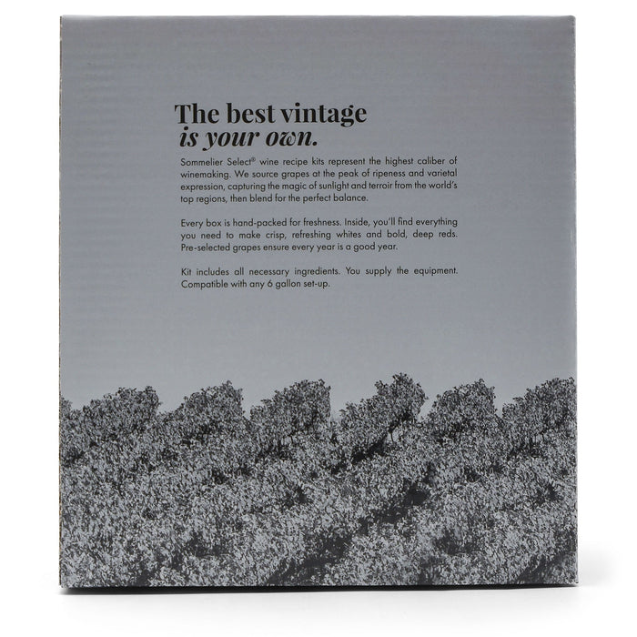 Italian Pinot Grigio - 6 Gallon Wine Kit - Master Vintner® Sommelier Select® back