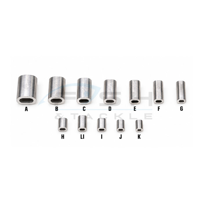jinkai-aluminum-crimp-sleeves-size-comparison