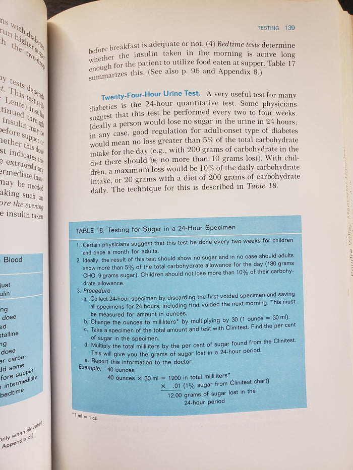 JOSLIN Diabetes Manual (1959)