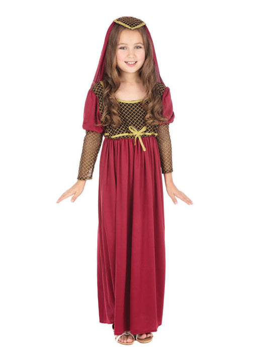 Kids Red Juliet Costume