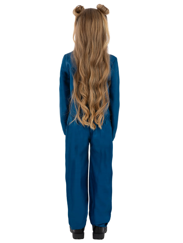 Kids Unisex Navy Boiler Suit Costume