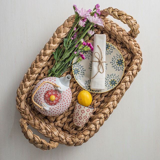 Large Bangkuan Leaf Braided Tray