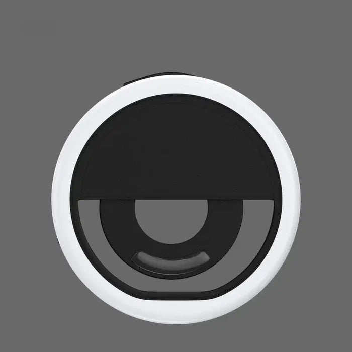 a circular light with a white ring on the top