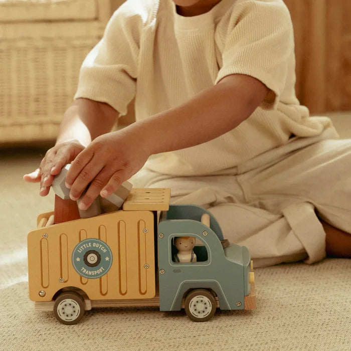 Little Dutch Wooden Dump Truck