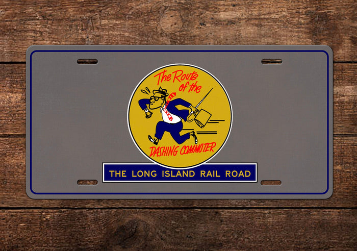 Long Island Railroad - Dashing Dan - License Plate