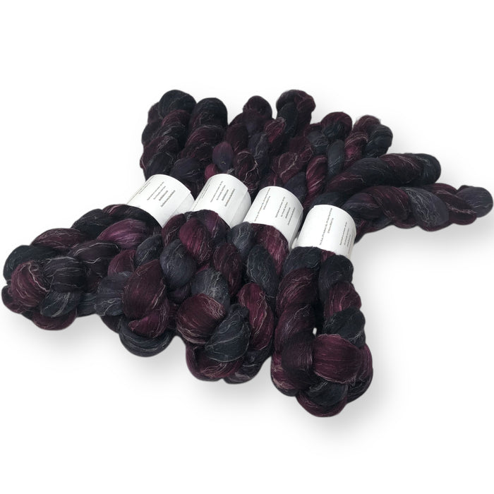 Long Night - US grown Wool, Silk and Bast Fiber Blend