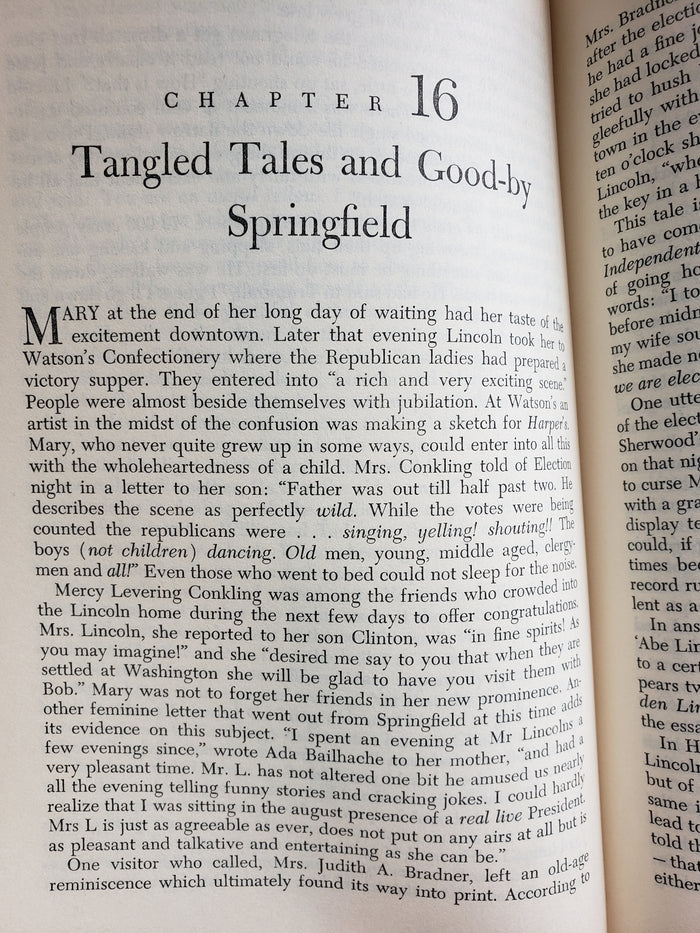 Mary Lincoln Biography of a Marriage 1953