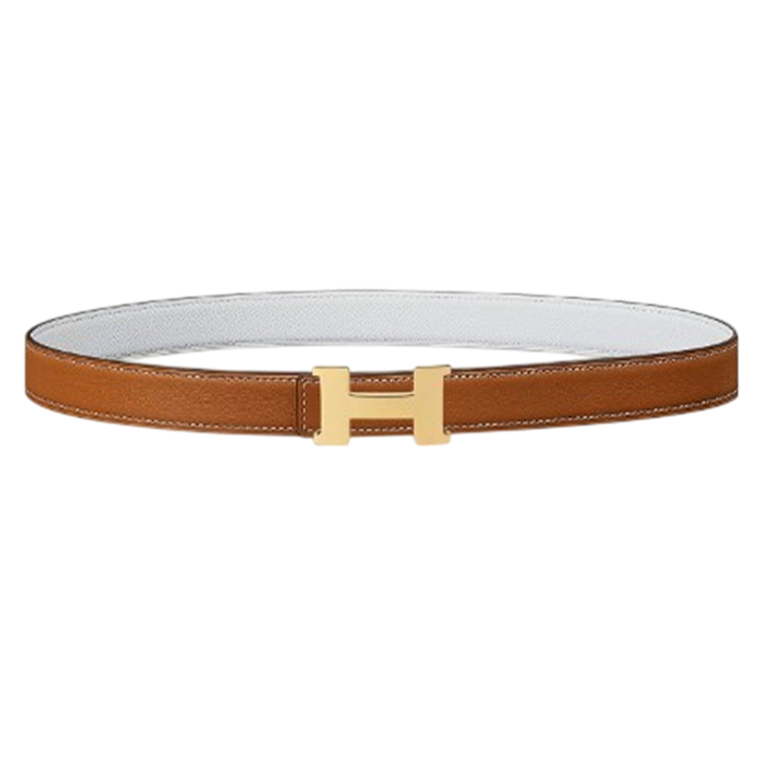 Mini Constance Martelee belt buckle & Reversible leather strap 24 mm