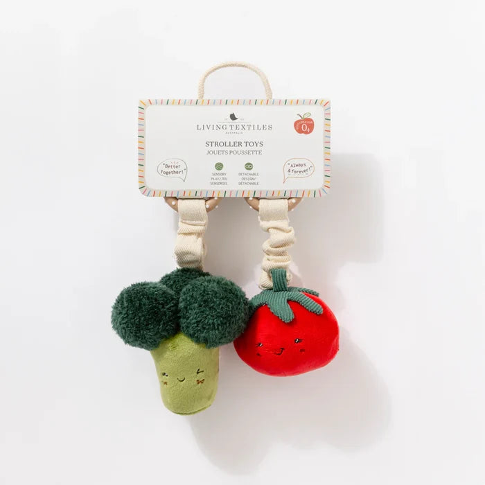 Mini Market Brunch Stroller Toys - Broccoli & Tomato