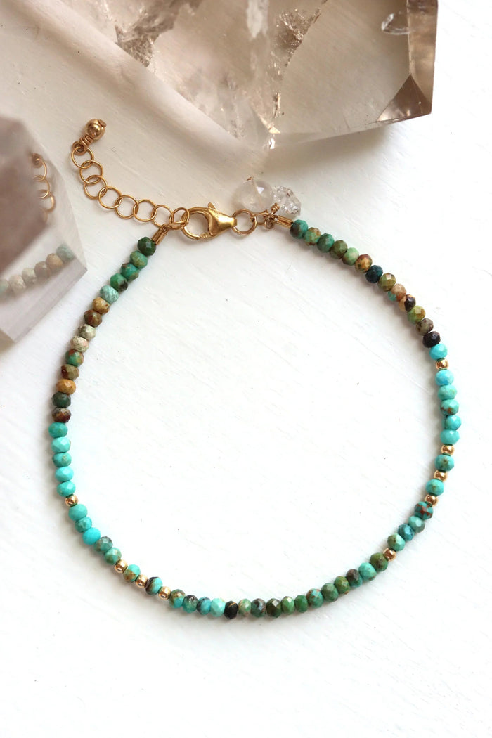 Mixed Turquoise Charm Bracelet | Mickey Lynn