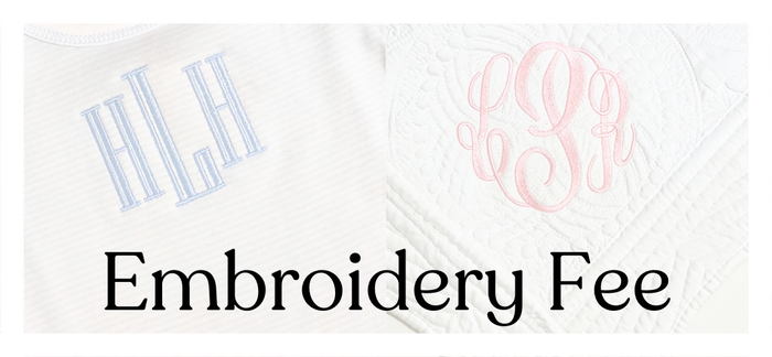 Monogram: Applique or Special Embroidery + Name or Initials